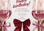 create trendy and stunning hbd invitation cards